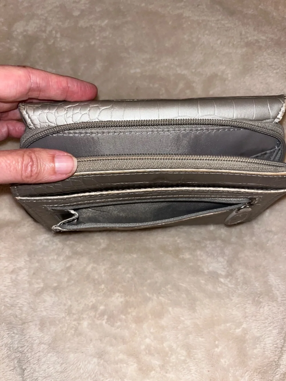N/A wallet silver
